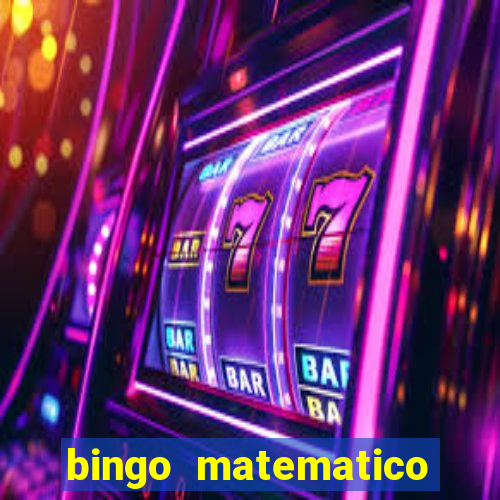 bingo matematico para ensino medio